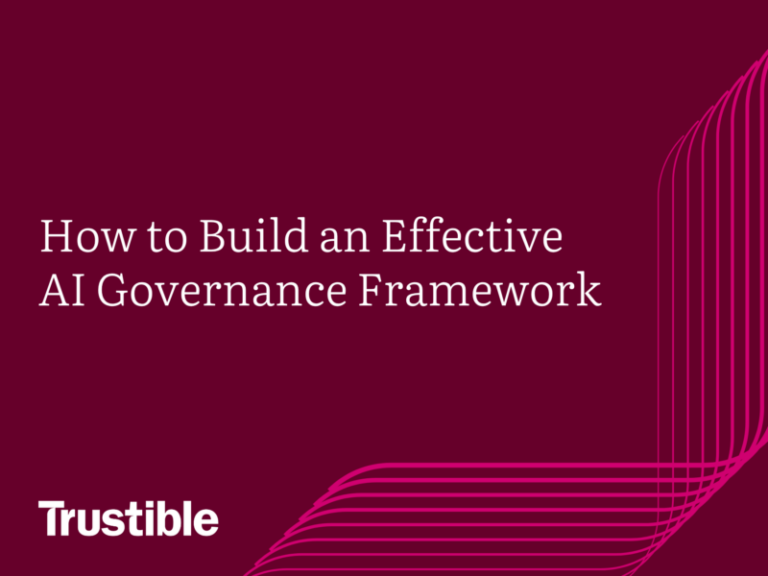 How to Build an Effective AI Governance Framework