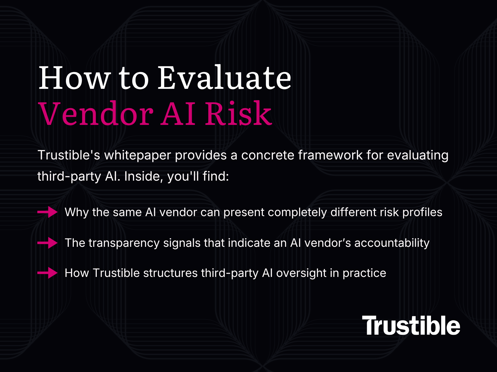 How to Evaluate Vendor AI Risk